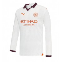 Camiseta Manchester City Josko Gvardiol #24 Segunda Equipación Replica 2023-24 mangas largas